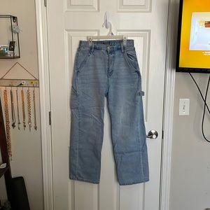 denim utility pants